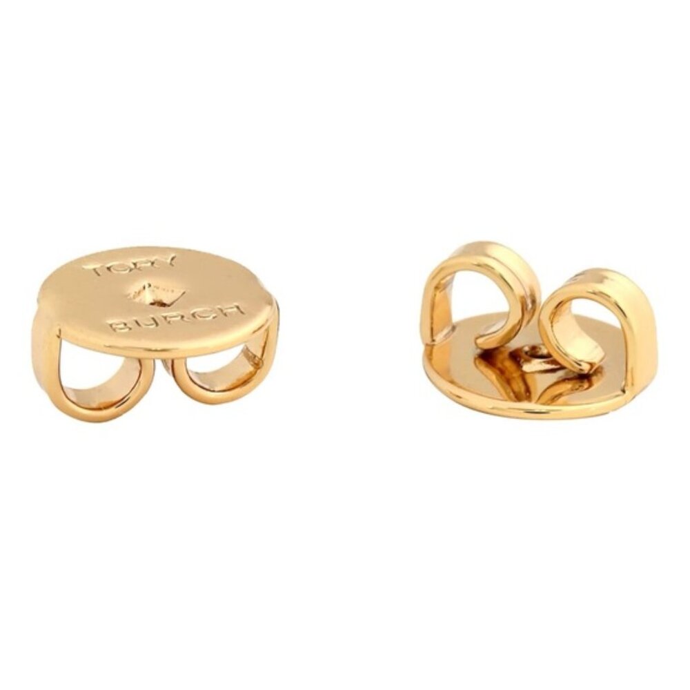 TORY BURCH • Roxanne Burnt Sienna Double Drop Earrings - Picture 6 of 6
